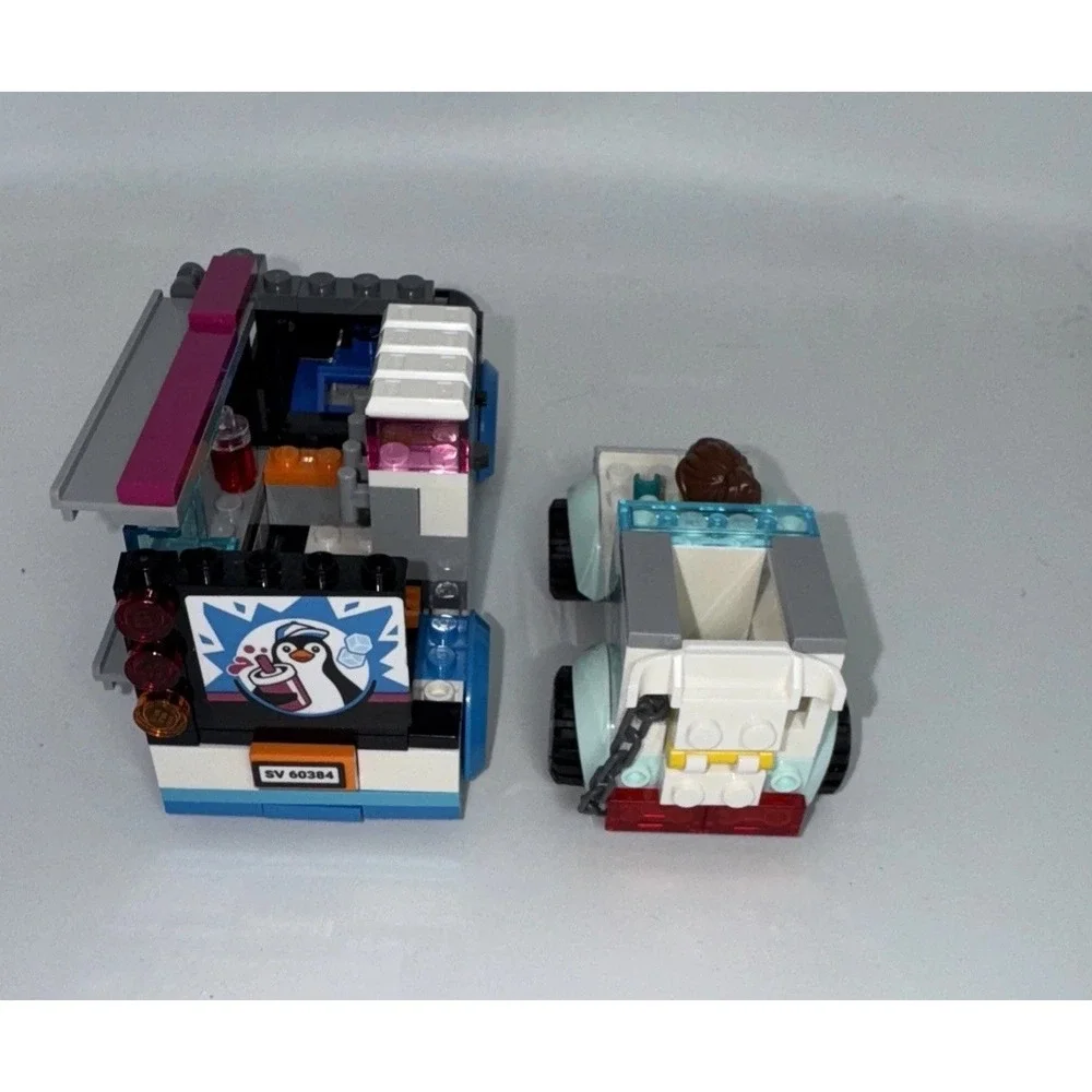 Lego City Penguin Slushy Van Set and a Small Van Incomplete sets